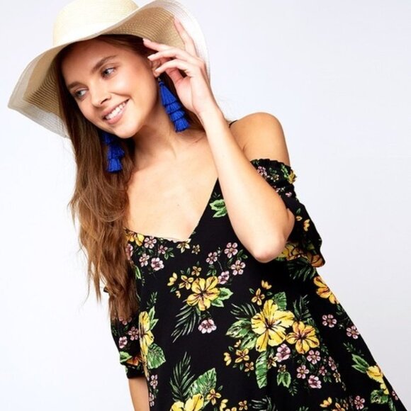 MARIE Floral Print Top - Picture 3 of 4